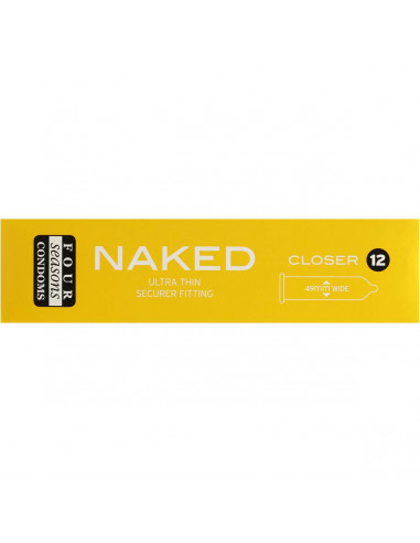 Four Seasons Condoms Naked Closer 12 Pack Ally S Basket Direct