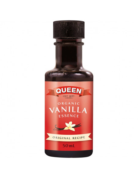 Queen Organic Vanilla Essence 50ml | Ally's Basket - Direct from Au...