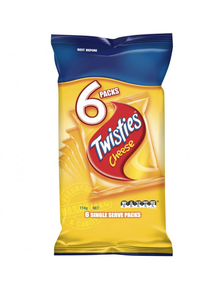 Twisties Multipack Cheese 6 Pack Allys Basket Direct From Aust 5588