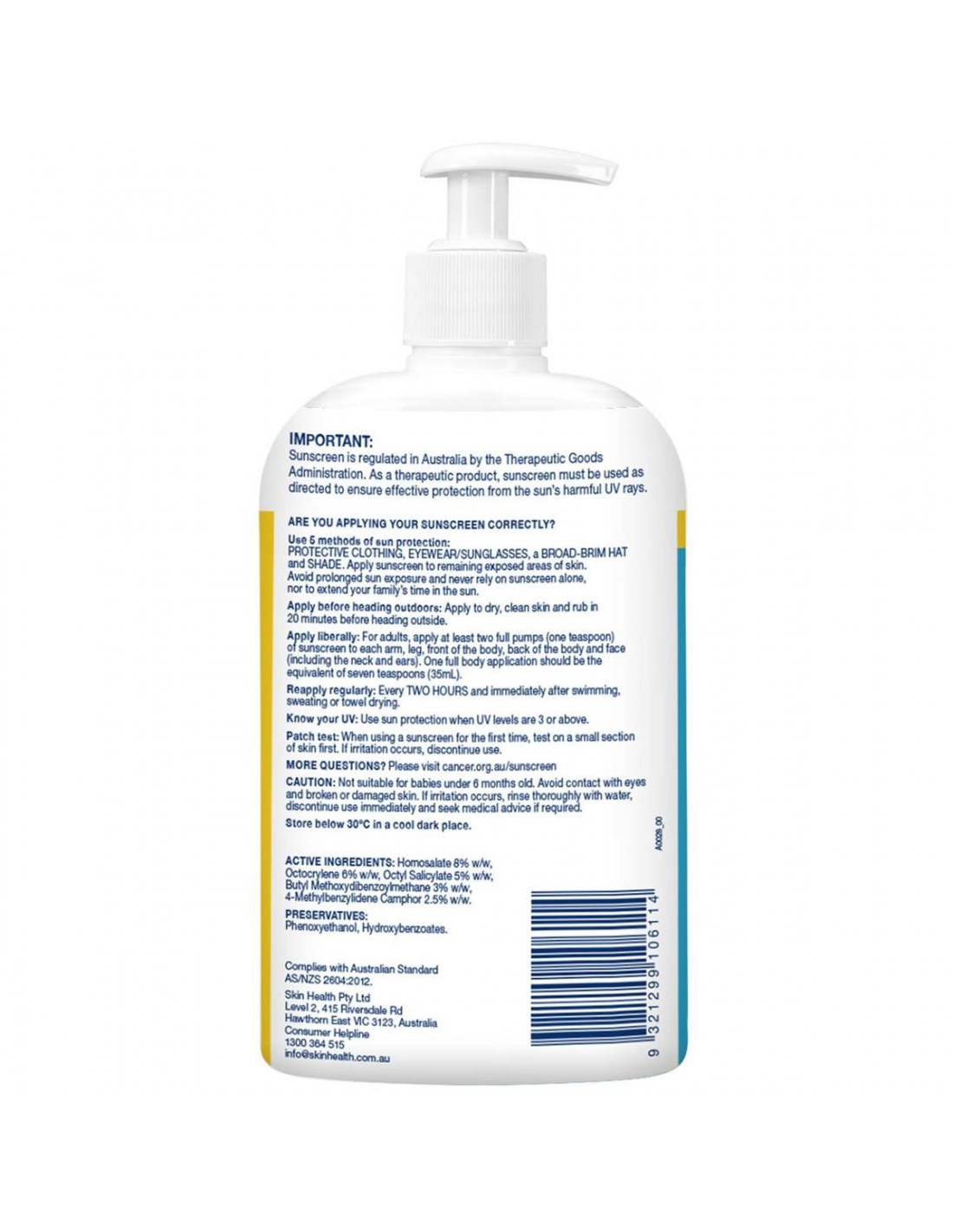 Cancer Council Spf 50+ Sunscreen Sport 500ml | Ally's ...