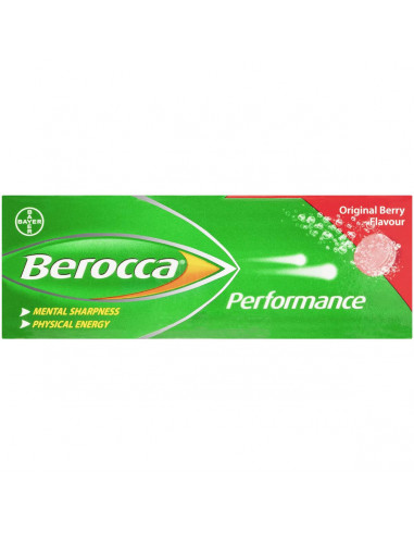 Buy Berocca Energy Vitamin Original Berry Effervescent Tablets 45 pack  Online, Worldwide Delivery