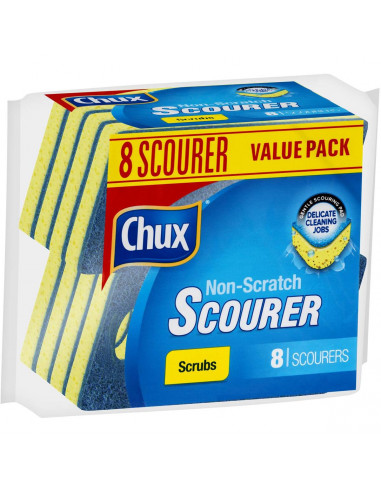 Chux Non Scratch Scourer Scrubs 8 pack