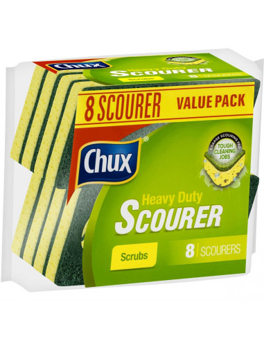 Chux Heavy Duty Scourer Scrubs 8 pack