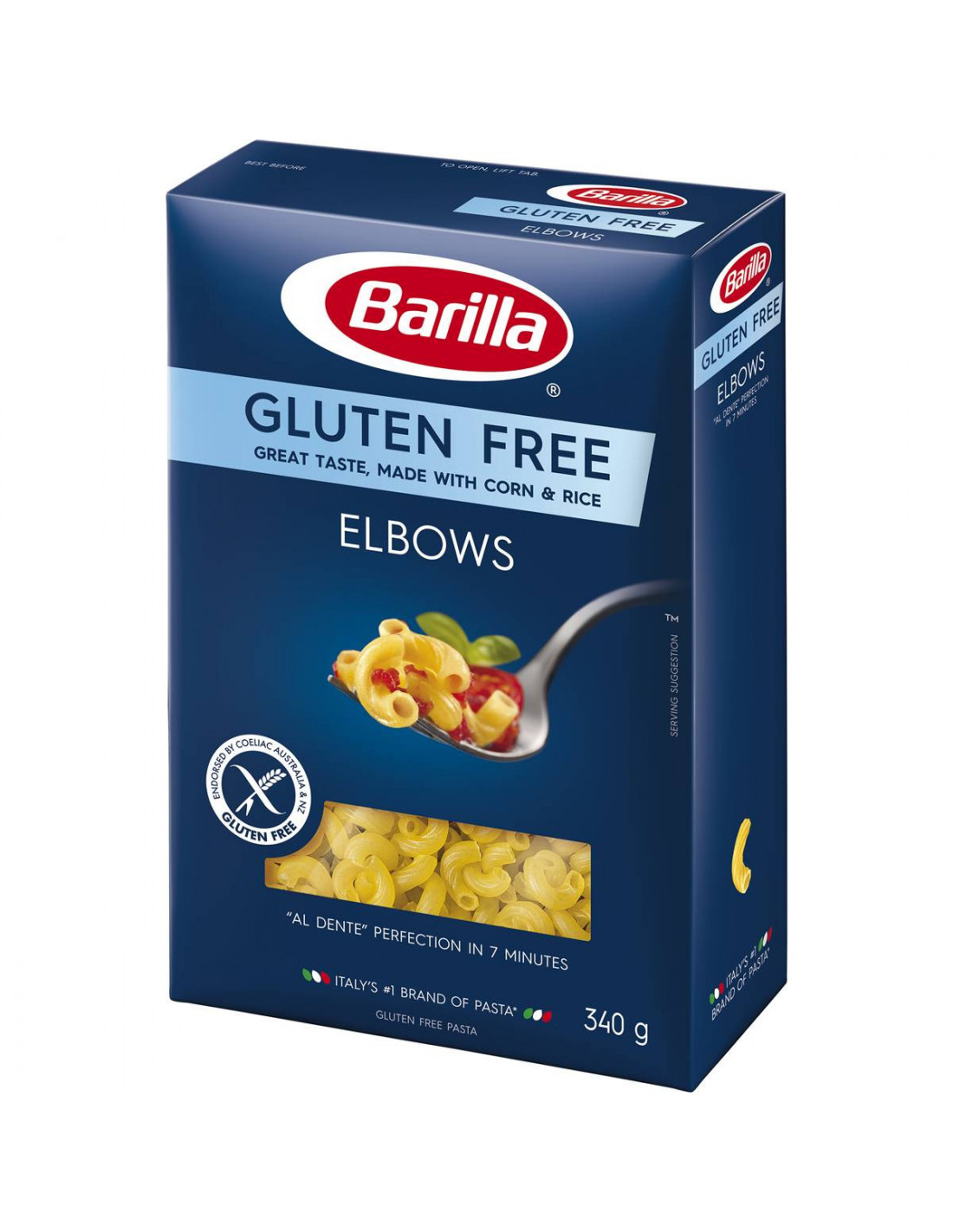 Barilla Elbow Pasta Gluten Free 340g | Ally's Basket - Direct from ...