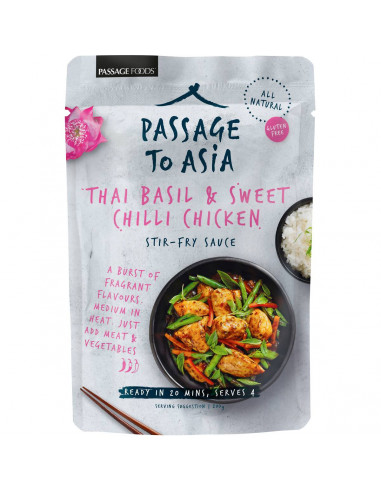 Passage To Asia Thai Basil & Sweet Chili 200g