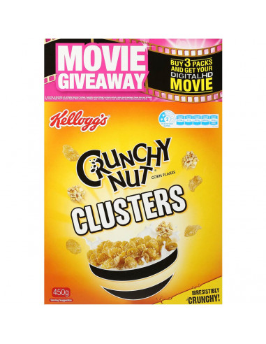 Crunchy Nut Clusters Milk Bowl Stock Photo 66653194