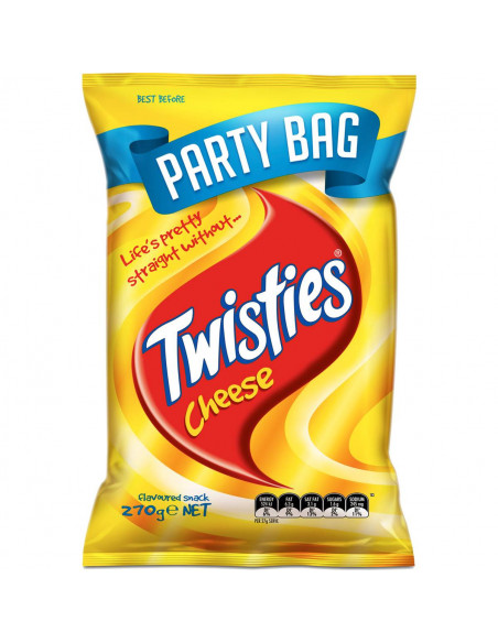 Twisties Cheese Party Bag 270g Allys Basket Direct From Australia 4706