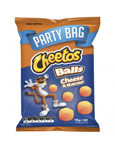 Cheetos Cheese & Bacon Balls Party Bag 190g | Ally's ...