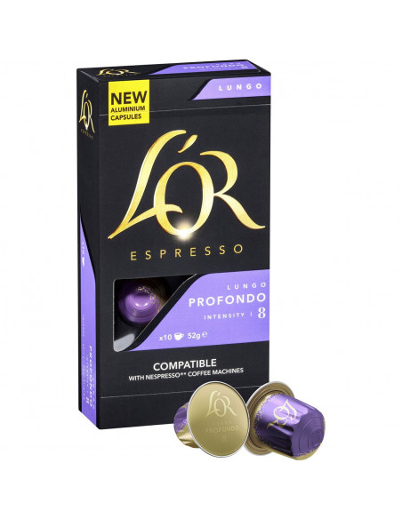 L'or Espresso Lungo Profondo Capsules Compatible With Nespre...