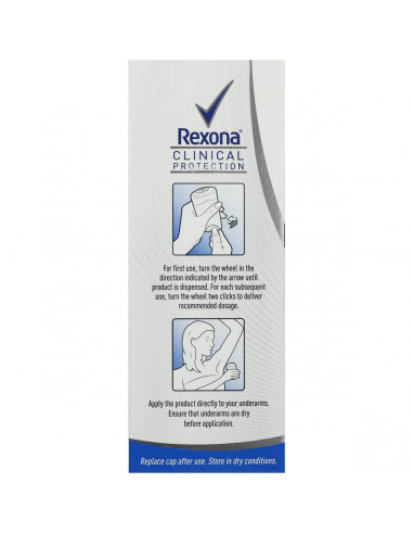 Rexona Clinical Protection Shower Clean Antiperspirant 45Ml