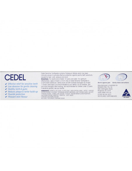 cedel toothpaste sensitive