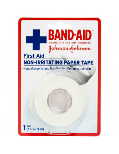 Band-aid Fabric Strips First Aid Paper Tape 2.5cm x 9.1m