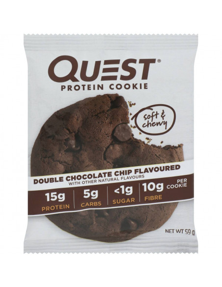Quest Protein Cookie Double Chocolate Chip Flavour 59g | Ally's Bas...