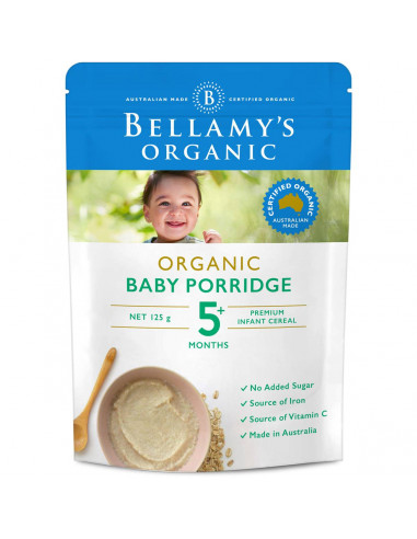 Bellamy's Organic Baby Porridge 5 Months 125g