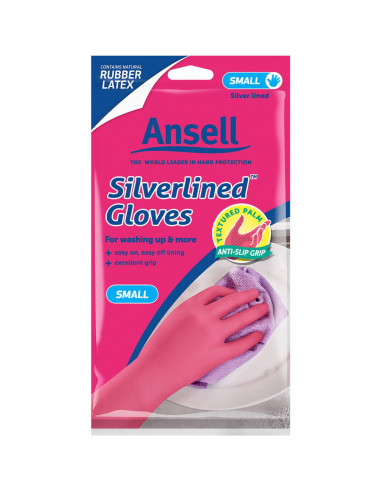 Ansell Gloves Silverlined Small Size 7.5 1 pair