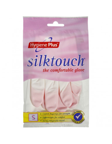 Hygiene Plus Household Gloves Plus Silk Touch Small 1 pair