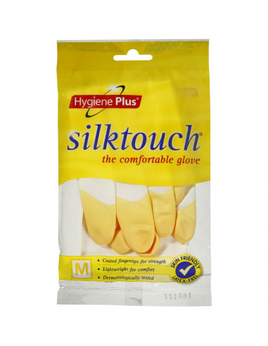 Hygiene Plus Gloves Plus Silk Touch Medium 1 pair