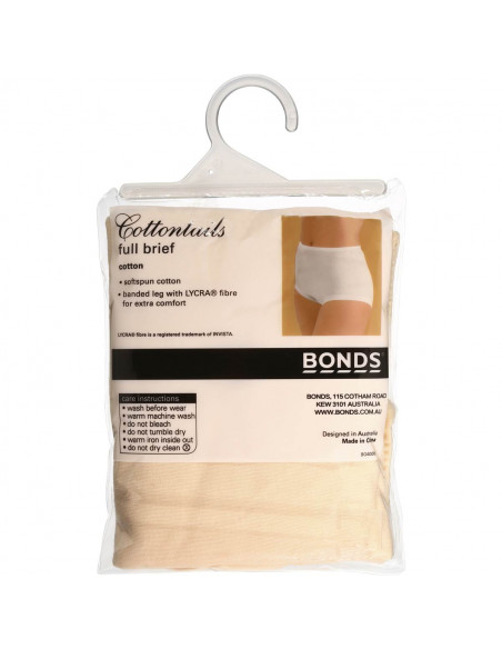 Bonds Cottontails Full Brief Size 14 2 pack