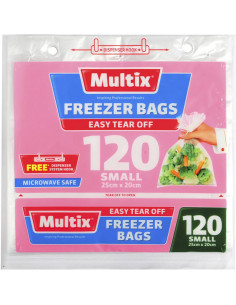 Multix Quick Zip Resealable Snack Bags 40 Pack