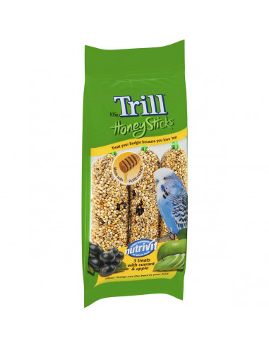 Trill Bird Honey Stick Variety Budgerigar 105g