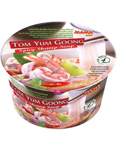 Mama Pho Tom Yum Noodle Bowl 70g