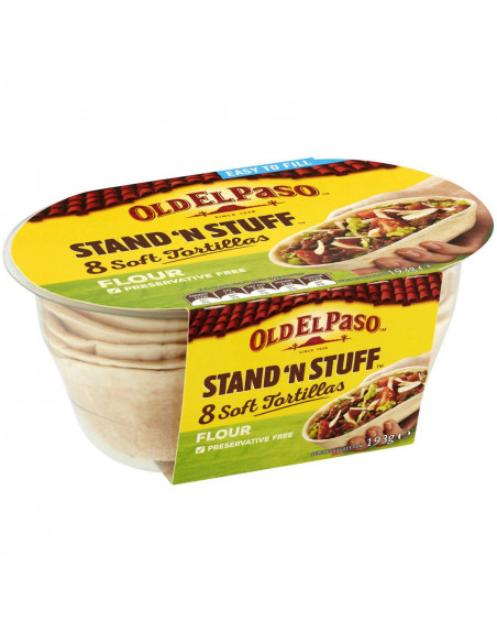 Old El Paso® Introduces Innovative Stand 'N Stuff® Soft Flour Tortillas - A  Soft Taco That Stands Up!