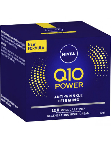 Nivea Q10 Firming Anti-wrinkle Night Cream Face Moisturiser 50ml