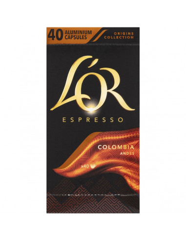L'or Espresso Colombia Andes Intensity 08 Coffee Capsules 40 Pack